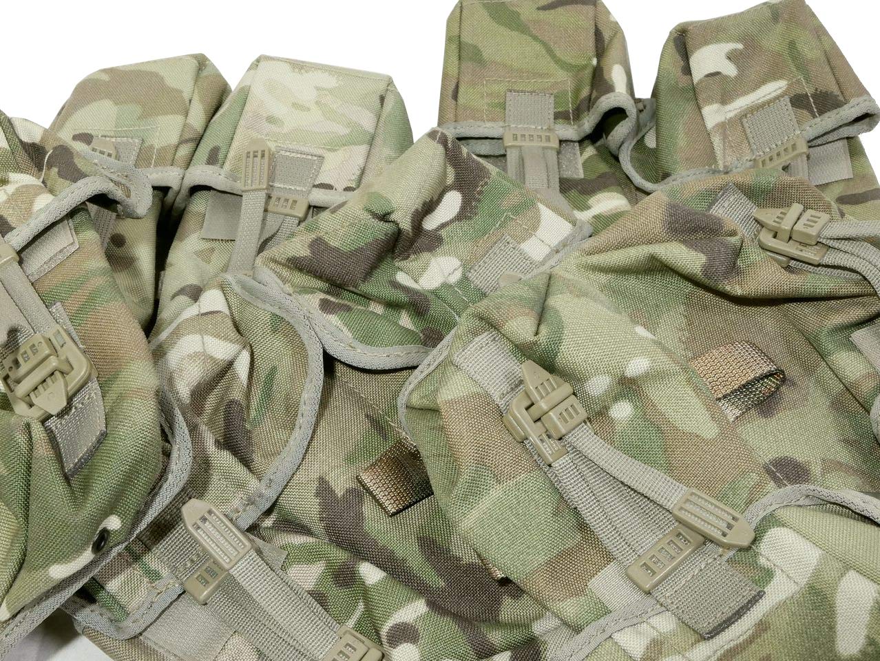 イギリス軍　MTP マガジンポーチ　その他 Amazon.co.jp: イギリス軍 実物 放出品 2連 マガジンポーチ MTPカモ